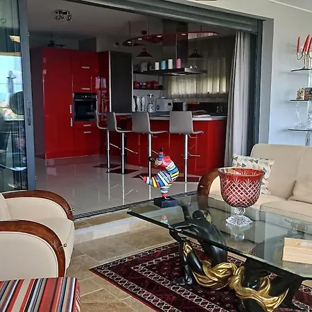 Petit Paradis A T4 Piscine Clim Parking Fibre Coffre-fort 아파트 *