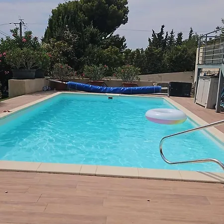 Petit Paradis A T4 Piscine Clim Parking Fibre Coffre-fort 아파트